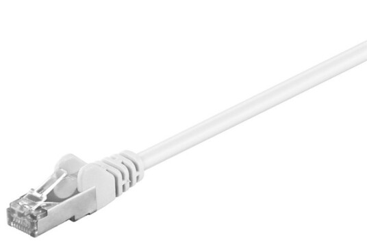 Goobay CAT 5e SF/UTP Nettverkskabel 1,5 m Hvit