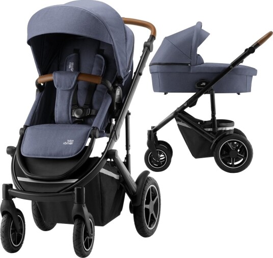 Britax Römer Barnevogn Komplett Smile III Indigo Blue Inkl. Bagdel
