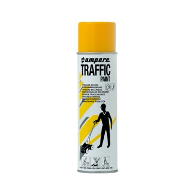 Merkespray til innendørs oppmerking  GUL Traffic 2 Paint (500 ml)  Høst / Vinter produkter  JO Safety