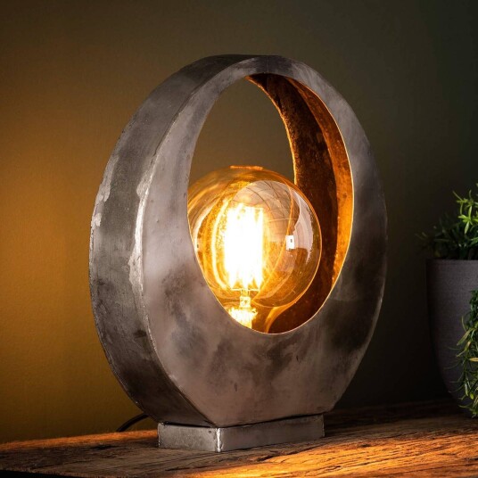 ZIJLSTRA Bordlampe Sonorc Aluminium / grå / sink Stue / spisestue Metall ZIJLSTRA Bordlampe Sonorc Aluminium / grå / sink Stue / spisestue Metall