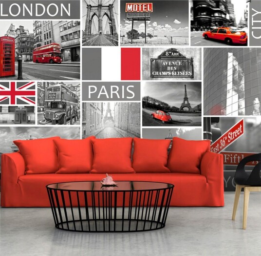 Fototapet London Paris Berlin New York 300x210 - Artgeist sp. z o. o.
