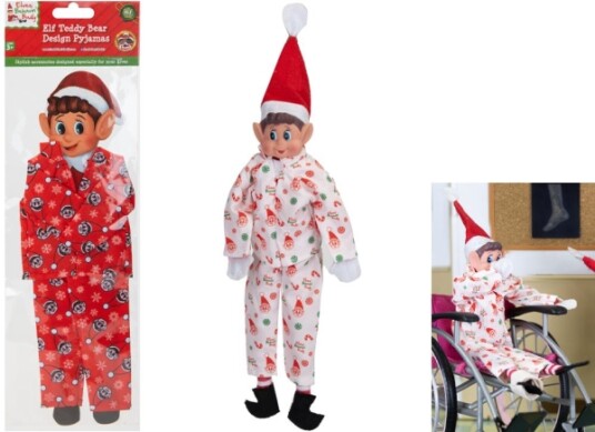 Elves Behavin" Badley Red Elf Design Pyjamas 2 Asst.