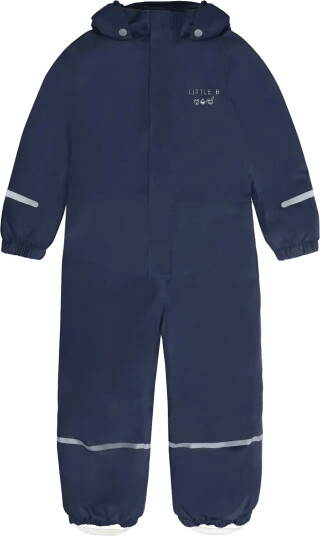 Little B Winter Coverall Solid   Navy   128