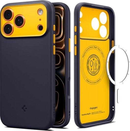 Spigen Nano Pop MagSafe Mobildeksel til iPhone 17 Pro Max Marineblå