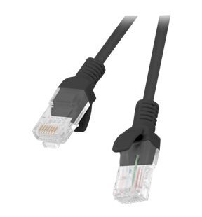 Lanberg Koblingskabel Rj-45 Hann Til Rj-45 Hann 50 Cm Utp Cat 5E Uten Hindringer Formstøpt Blå Ral 5012