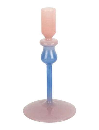 present time Candle Holder Duo Colores Small - Multi/patterned - H 19CM
