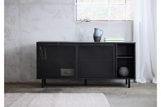 Annabel Kommode 160 cm Svart Annabel Kommode 160 cm Svart