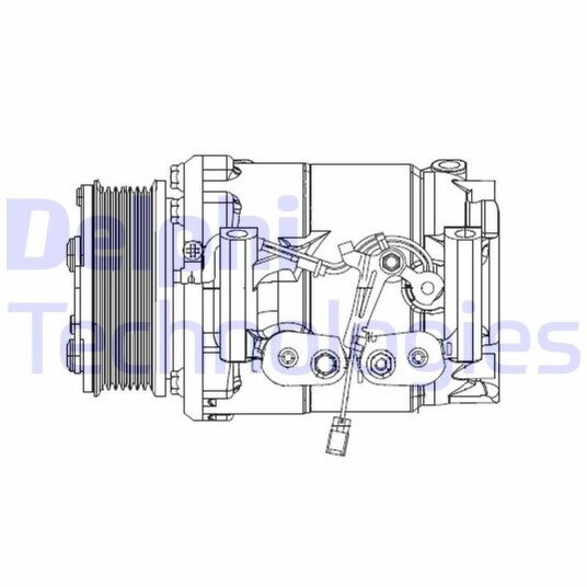 AC kompressor DELPHI CS20492 AC kompressor DELPHI CS20492