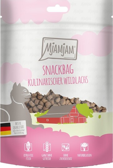 Mjamjam Snackbag Kulinarisk Villaks 125 G