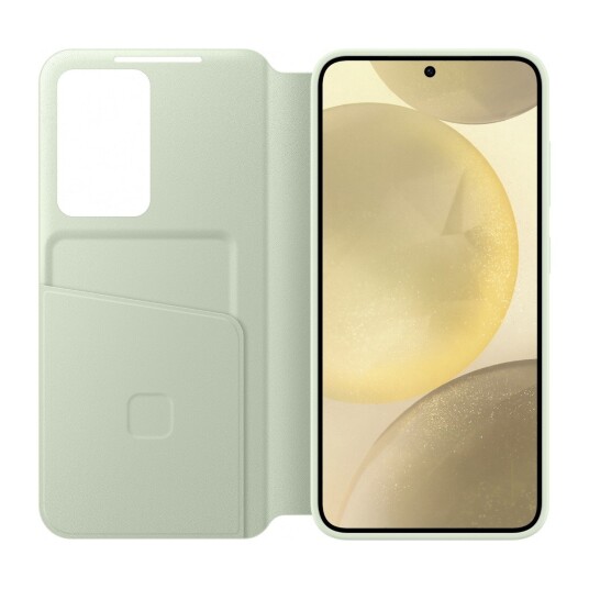 Samsung Galaxy S24 Flip-cover Smart View Wallet Grønn med Statusvindu