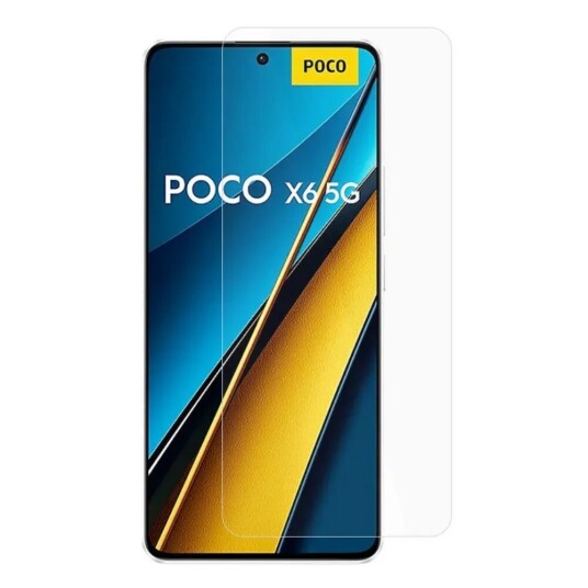 INCOVER Xiaomi Poco X6 Arc Edge Herdet Glas Skjermbeskytter - Case Friendly - Gjennomsiktig