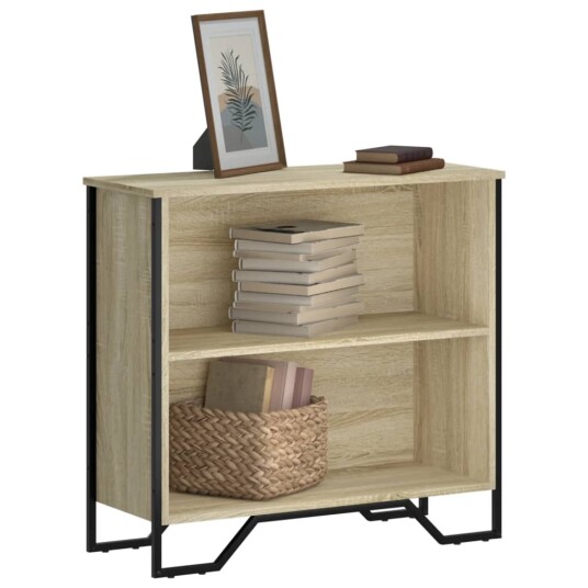  Bokhylle sonoma eik 80x31x74,5 cm konstruert tre