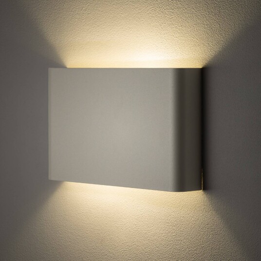 Euluna Haga vegglampe lys grå metall 25 cm bred G9 Euluna Haga vegglampe lys grå metall 25 cm bred G9