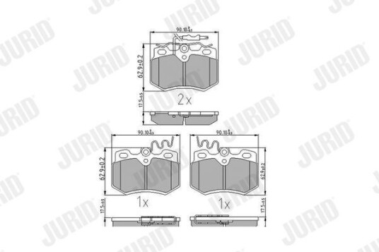Bremseklosser JURID 571320J Bremseklosser JURID 571320J
