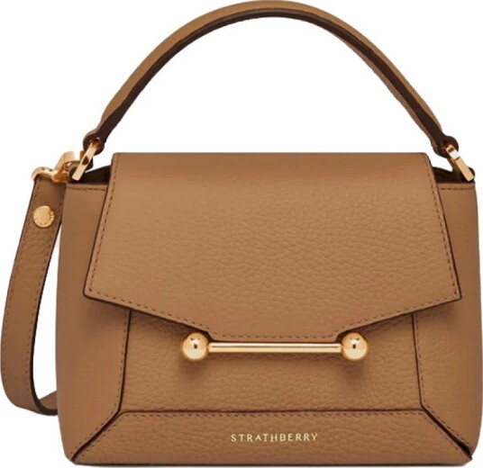 Strathberry Dame Vesker Brun ONE SIZE,