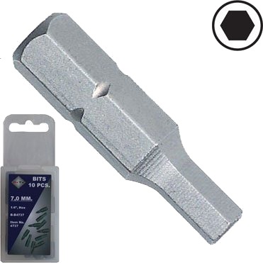 BATO 1/4" Bits 6kant 3,0 x 25mm. 10 stk. pk.