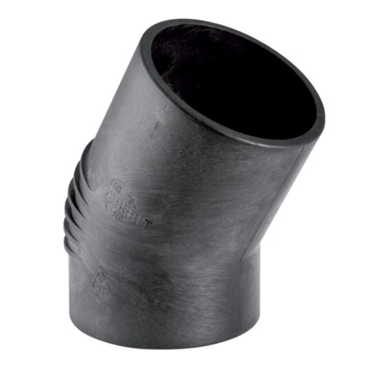 Geberit 30° Silent Bøy 56 mm for Avløpsinstallasjoner med TPE Lyddemping