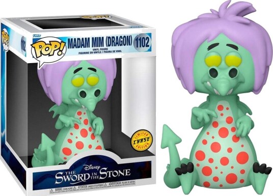Northix POP-figur Disney Sverdet i steinen Mim som dragejakt 15 cm