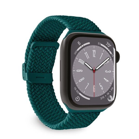 Puro LOOP Elasticized Nylon wristband, universal, dark green Puro LOOP Elasticized Nylon wristband, universal, dark green