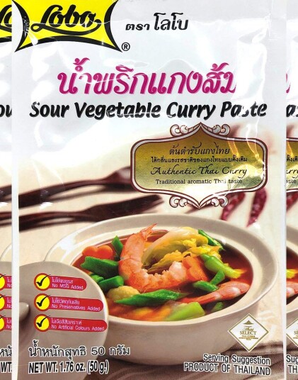 Lobo Sour Vegetable Curry Paste 50 gram Thailand