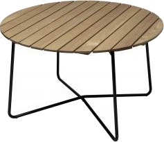 Grythyttan Stålmöbler 9A Bord 120 cm oljet eik / grønt Grythyttan Stålmöbler