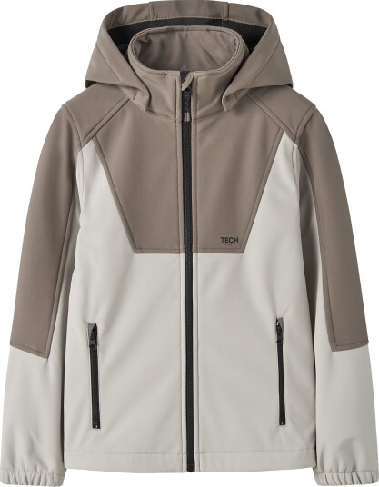 Name It Nknalfa08 Softshell Jacket Block Fo1 Brown 128