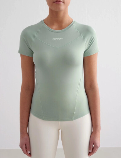 aim´n Soft Basic Short Sleeve - Blue - XS