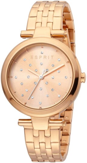 Esprit Dameklokke ES1L167M0095 Rosegullfarget/Rose gulltonet stål