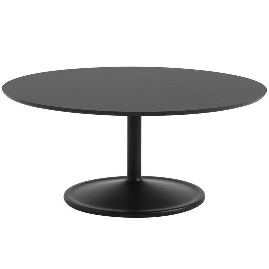 Muuto Soft Salongbord Ø95 cm Nanolaminat Sort