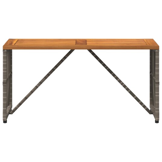  Utebord Grå 80 x 40 x 40 cm Pulverlakkert stål