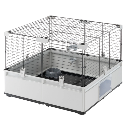 Ferplast Cage Modular 1 Black 74 X 72 X 56 cm Smådyr Bur Og Luftegård Kaninbur Ferplast Cage Modular 1 Black 74 X 72 X 56 cm Smådyr Bur Og Luftegård Kaninbur