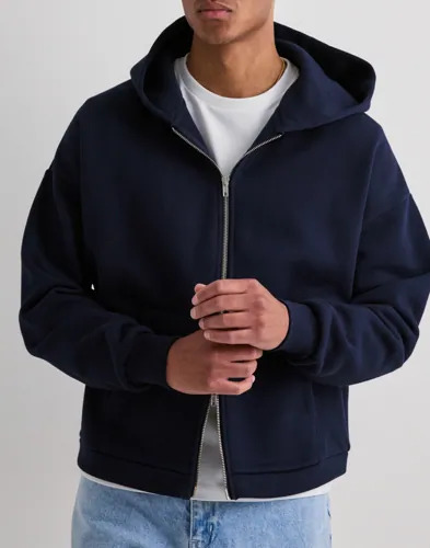Que Sera Sera Cozy Zip Hoodie 2.0 Hoodies med glidelås Blå