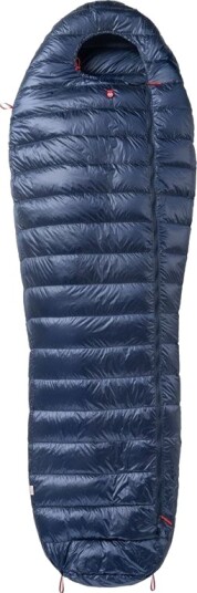 PAJAK Core 250 Mummy Sovepose Long Navy med Dunfyll