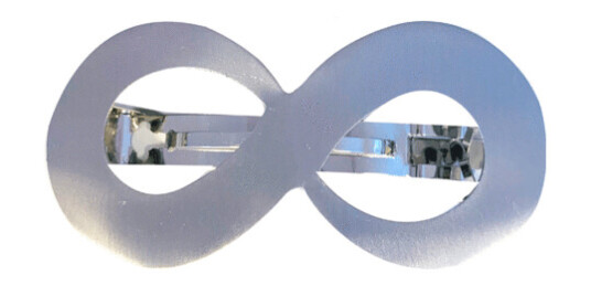 OnFleek, Silver Springclip Infinity OnFleek, Silver Springclip Infinity