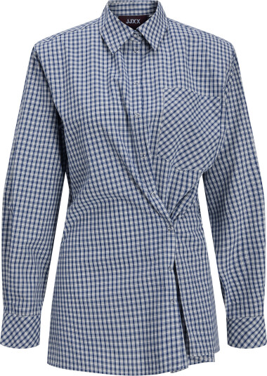 JJXX Jxzallie Button Shoulderpad Shirt Wvn Navy S