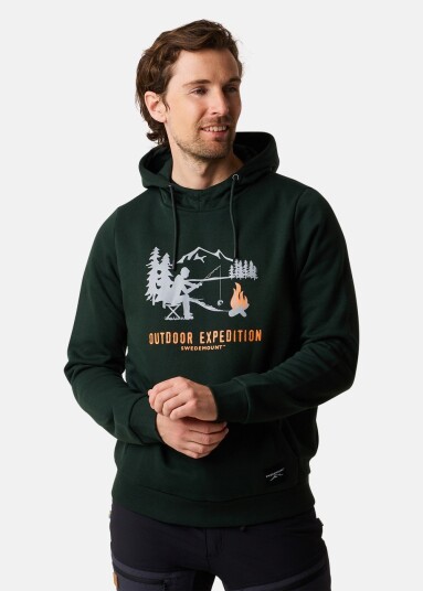 Swedemount Forest Hood Green Fisherman Xl Hoodies
