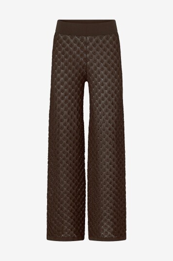 By Malina Bukser Alissa Knitted Pants Brun By Malina Bukser Alissa Knitted Pants Brun