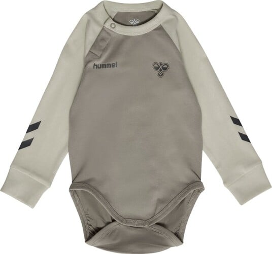 Hummel Body I/e HmlMini Trippel Logo Vintage Khaki Hummel 2 år (92) Langermet Body Beige Brun Grå Hummel Body I/e HmlMini Trippel Logo Vintage Khaki Hummel 2 år (92) Langermet Body Beige Brun Grå