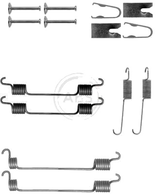 Tilbehørsett, bremsesko A.B.S. 0797Q