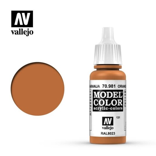 Vallejo Model Color Orange Brown 17ml (70.981)