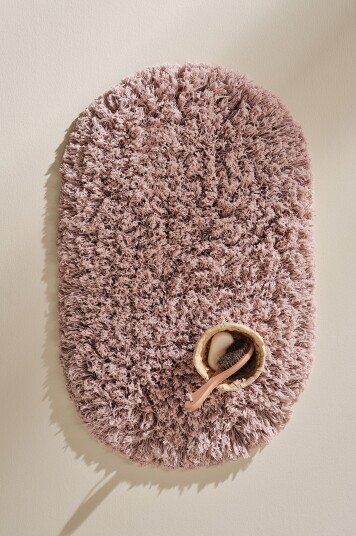 Jotex Oval Badematte Bomull/Lateks Rosa JANE 21244700306