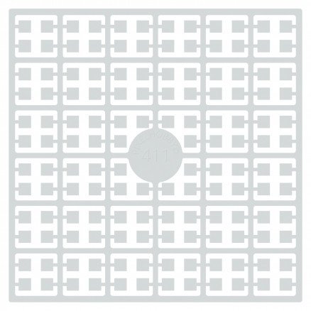 Pixelhobby Midi Perler 411 Ekstra lys Grågrønn 2x2mm 144 pixels