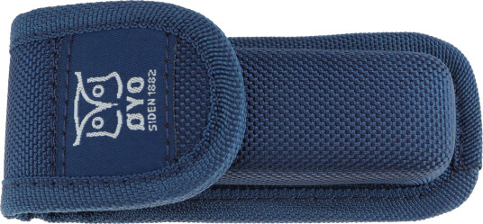 Øyo Namsen Foldbar Fiskekniv 8 cm Blå med Cordura Slire