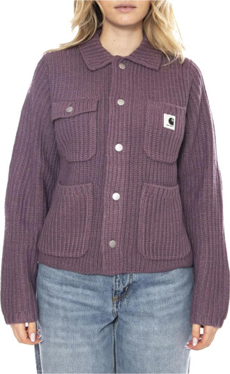 Carhartt Wip Dame Strikkevarer Lilla S, Carhartt Wip Dame Strikkevarer Lilla S,