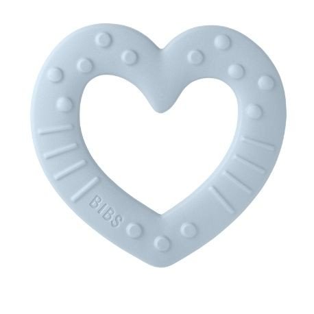 Bibs Baby Bitie Bitering Heart Blue