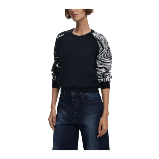Desigual Dame Strikkevarer Svart L