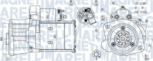MAGNETI MARELLI 063721491010 Starter