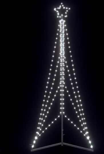 LED Juletre 483 LEDs Kald Hvit 240 cm LED Juletre 483 LEDs Kald Hvit 240 cm