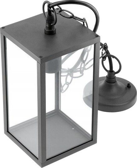 Gtv Ventana H Utendørs Stående Lampe | 1×20W E27 | Svart
