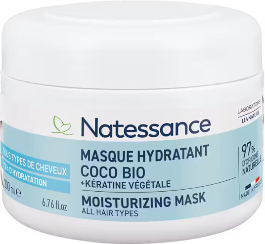 Natessance Gentle Moisturizing Mask Coconut & Plant Keratin 200 ml